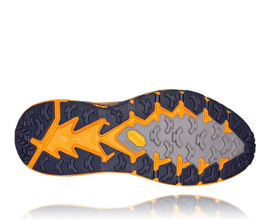 Zapatillas Trail Hoka One One Hombre - Speedgoat 4 - Azules/Naranjas - JGD386912